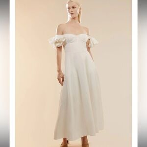 NWT Bardot Orchid White Sigma Midi Dress